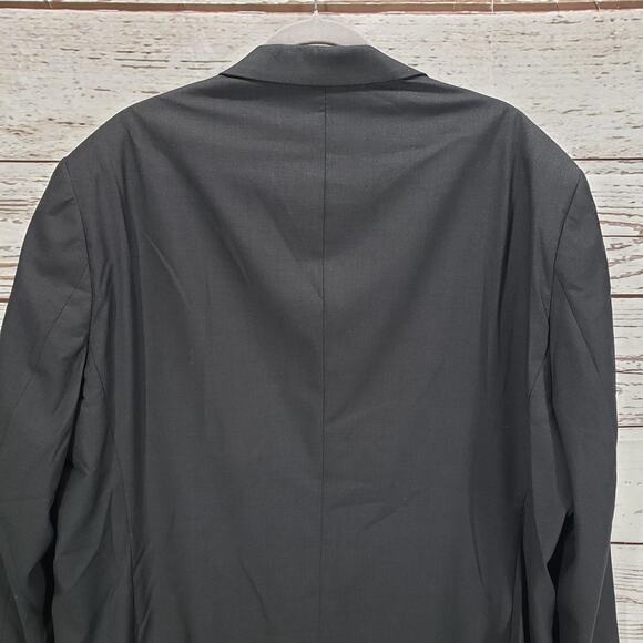 Alain Dupetit Men's Charcoal 2 Button Sportscoat Blazer Jacket Size 50R - Picture 10 of 12